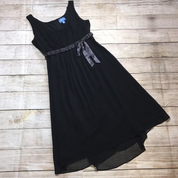 SIMPLY VERA BY VERA WANG Black Midi Dress 10 - Picture 3 of 10